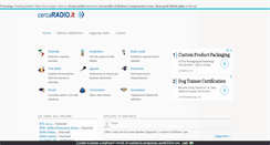 Desktop Screenshot of cercaradio.it